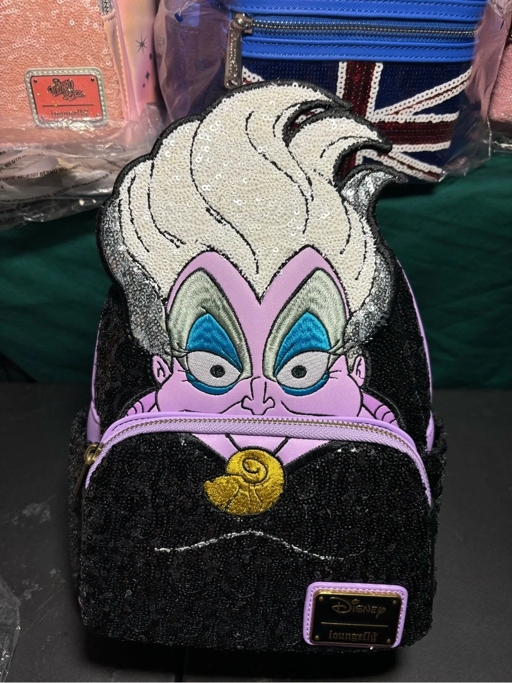 Loungefly Ursula Sequin Mini Backpack